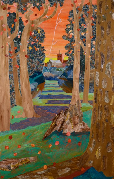 St Albans, 2025 (collage) af Dione Verulam