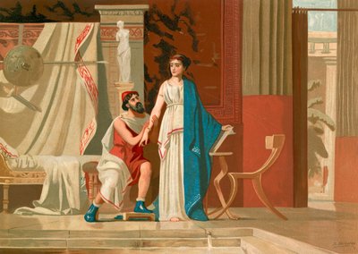 Aspasia og Perikles af Dionisio Baixeras Verdaguer