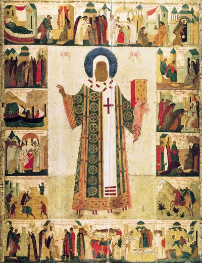 Metropoliten Peter af Moskva med scener fra hans liv, 1480