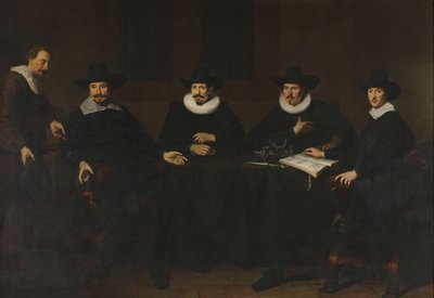 Kaptajnerne på Saaineringen i Amsterdam, 1643 af Dirck Dircksz. van Santvoort