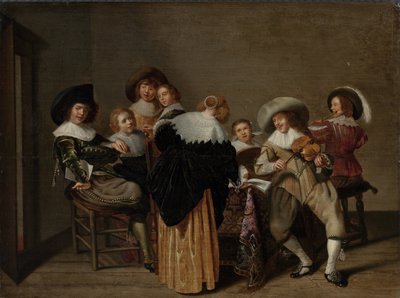 En musikalsk fest af Dirck Hals