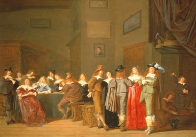Bejlerscene af Dirck Hals
