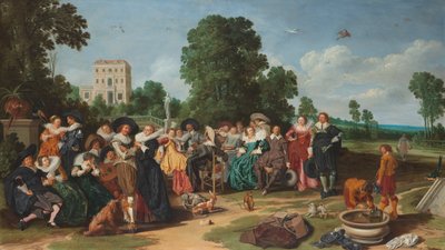 Den franske fest af Dirck Hals