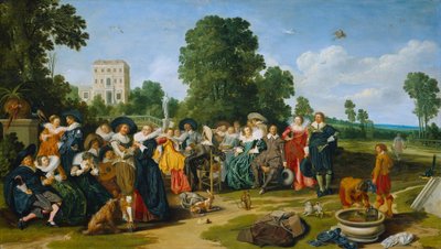 Den franske fest af Dirck Hals