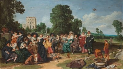 Fête champêtre. 1627 af Dirck Hals