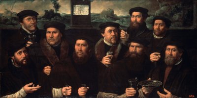 Gruppeportræt af Amsterdam Shooting Corporation