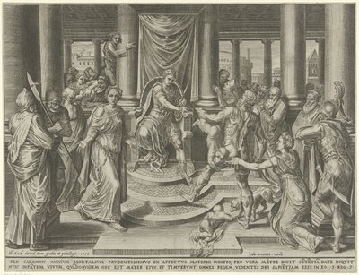 Salomons dom af Dirck Volckertsz. Coornhert
