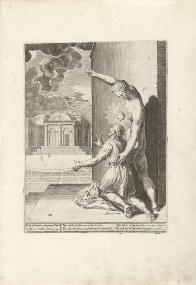 Sandheden lærer mennesket at tilbede Gud Triumph of Truth (serietitel) af Dirck Volckertsz. Coornhert