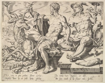 Naphtali, fra serien De tolv patriarker, 1550. af Dirck Volkertsen Coornhert