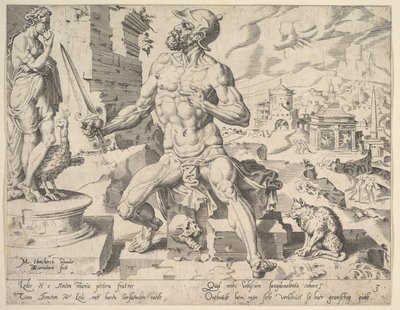 Simeon, from the series The Twelve Patriarchs, 1550. dani af Dirck Volkertsen Coornhert