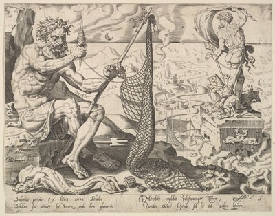 Zebulon, fra serien De tolv patriarker, 1550. af Dirck Volkertsen Coornhert