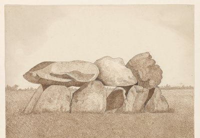 Dolmen nær Tynaarlo af Dirk Arnoldus Tavenraat