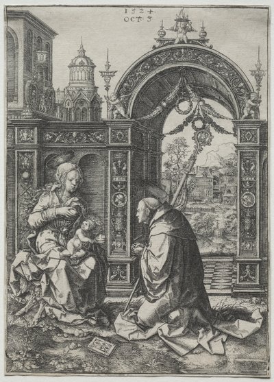 Sankt Bernards vision af Dirk Jacobsz Vellert