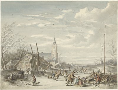 vinterlandskab af Dirk Jan van der Laan