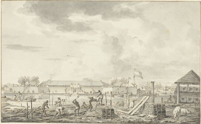 Slottet i Batavia af Dirk Langendijk