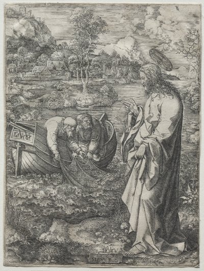 Jesus kalder til Sankt Peter og Sankt Andreas af Dirk Vellert