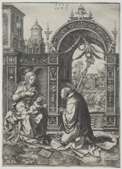Sankt Bernards syn, 1524. af Dirk Vellert