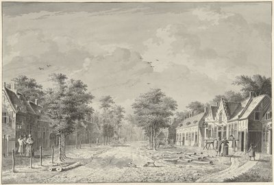 Udsigt over landsbyen De Bilt af Dirk Verrijk