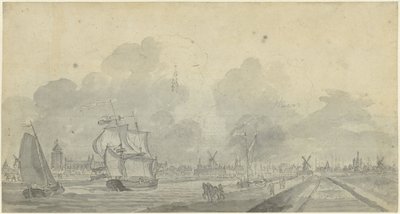 Udsigt over Zierikzee af Dirk de Jong