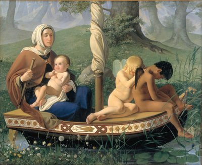 Barndom. Fra serien: The Four Ages of Man af Ditlev Blunck