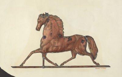 Hestevejrhane af Dolores Haupt
