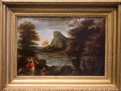 Tobiolo og englen, XVII århundrede (olie på lærred) af Domenichino