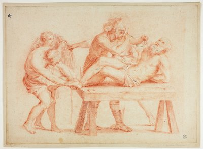 Afbrænding af Saint Andrew af Domenichino