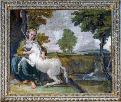Jomfruen med en enhjørning. 1604-05 af Domenichino