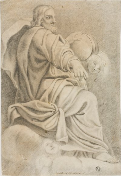 Siddende Kristus af Domenichino
