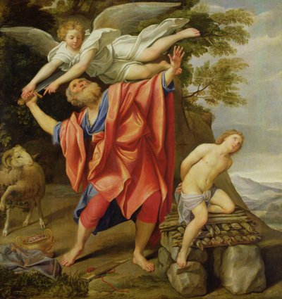 Isaks ofring af Domenichino