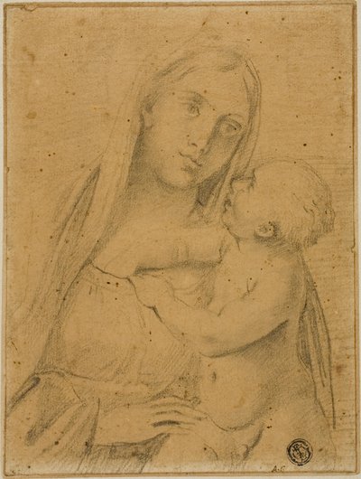 Jomfru og Barn af Domenichino