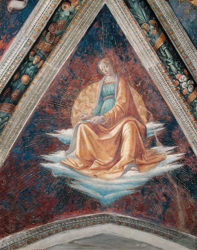 En sibylle, 1483-86 af Domenico Ghirlandaio