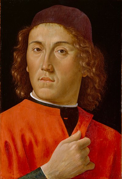 Ung mand af Domenico Ghirlandaio