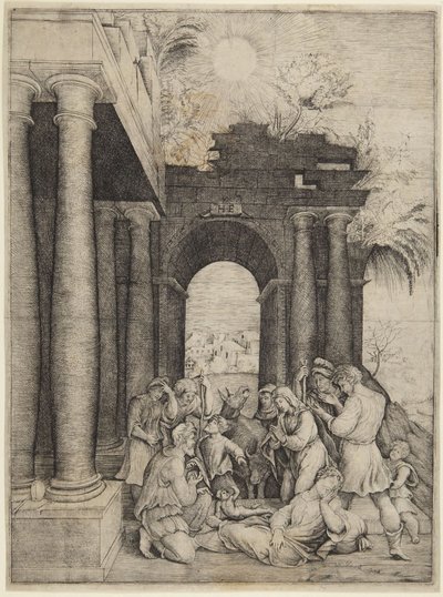 Hyrdernes tilbedelse af Domenico Beccafumi