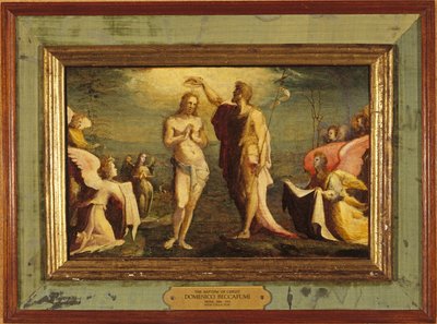 Beccafumi - Kristi dåb, 1528 af Domenico Beccafumi