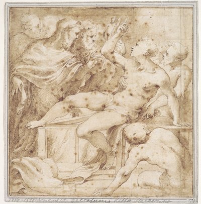 Lawrences martyrium af Domenico Beccafumi