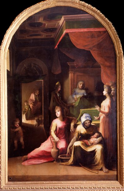 Jomfruens fødsel (maleri, ca. 1540-1543) af Domenico Beccafumi