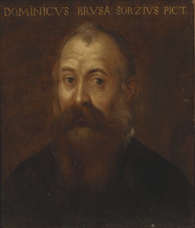 Portræt af kunstneren af Domenico Brusasorci