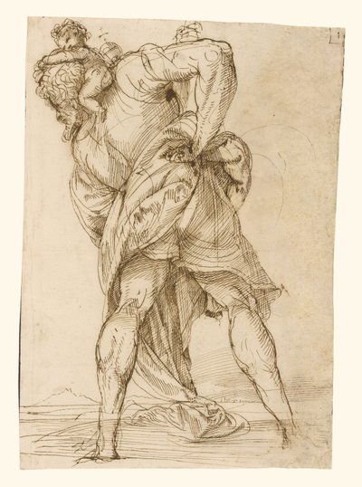Sankt Kristoffer af Domenico Campagnola