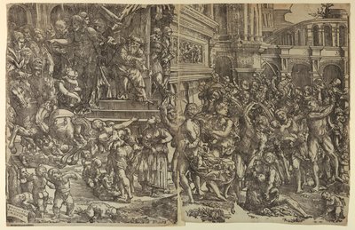 Massakren på de uskyldige af Domenico Campagnola