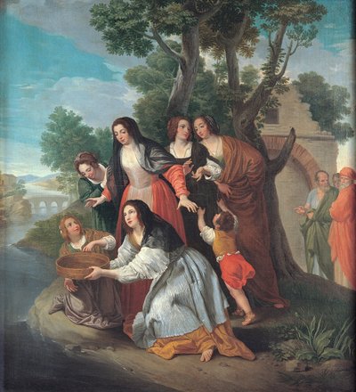 Vestal Tuccia, anden halvdel af det 18. århundrede. af Domenico Corvi