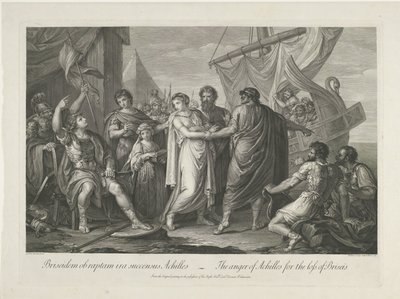 Achilles buos over tabet af Briseïs Achilleus