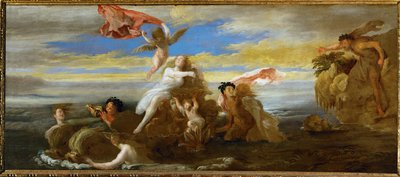 Galathea og Polyphemos (poppeltræ) af Domenico Fetti