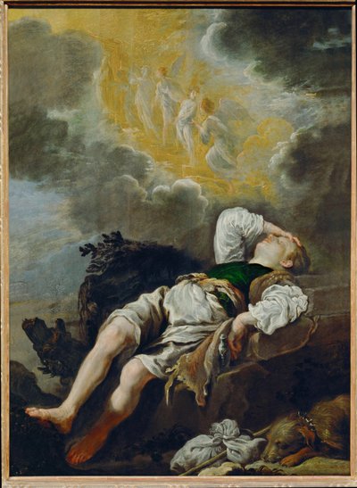 Jakobs drøm (poppeltræ) af Domenico Fetti