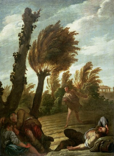 Lignelse om ukrudtssåeren, ca. 1620-21 af Domenico Fetti or Feti