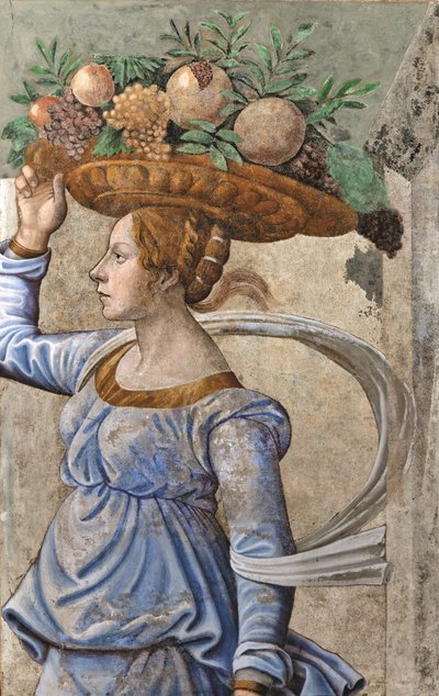 Canephora kurvbærer, slutningen af det 15. århundrede.. af Domenico, Ghirlandaio