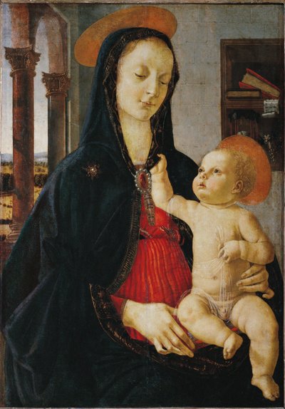 Madonna med barn ... af Domenico Ghirlandaio