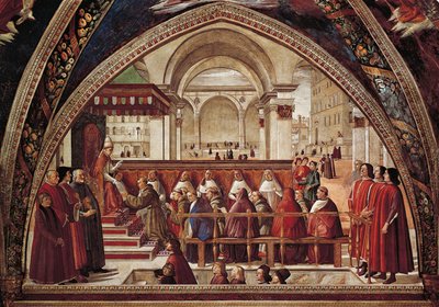 Historier om den hellige Frans af Assisi af Domenico Ghirlandaio
