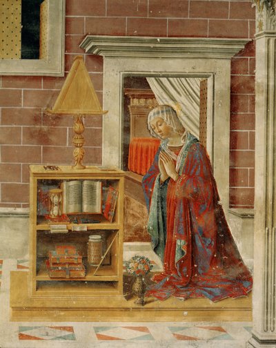 Bebudelsen. Fresko (frisk) af Domenico Ghirlandaio