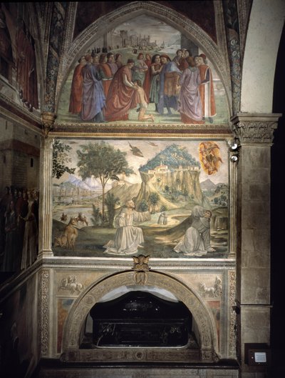 begravelse af Sankt Frans af Domenico Ghirlandaio